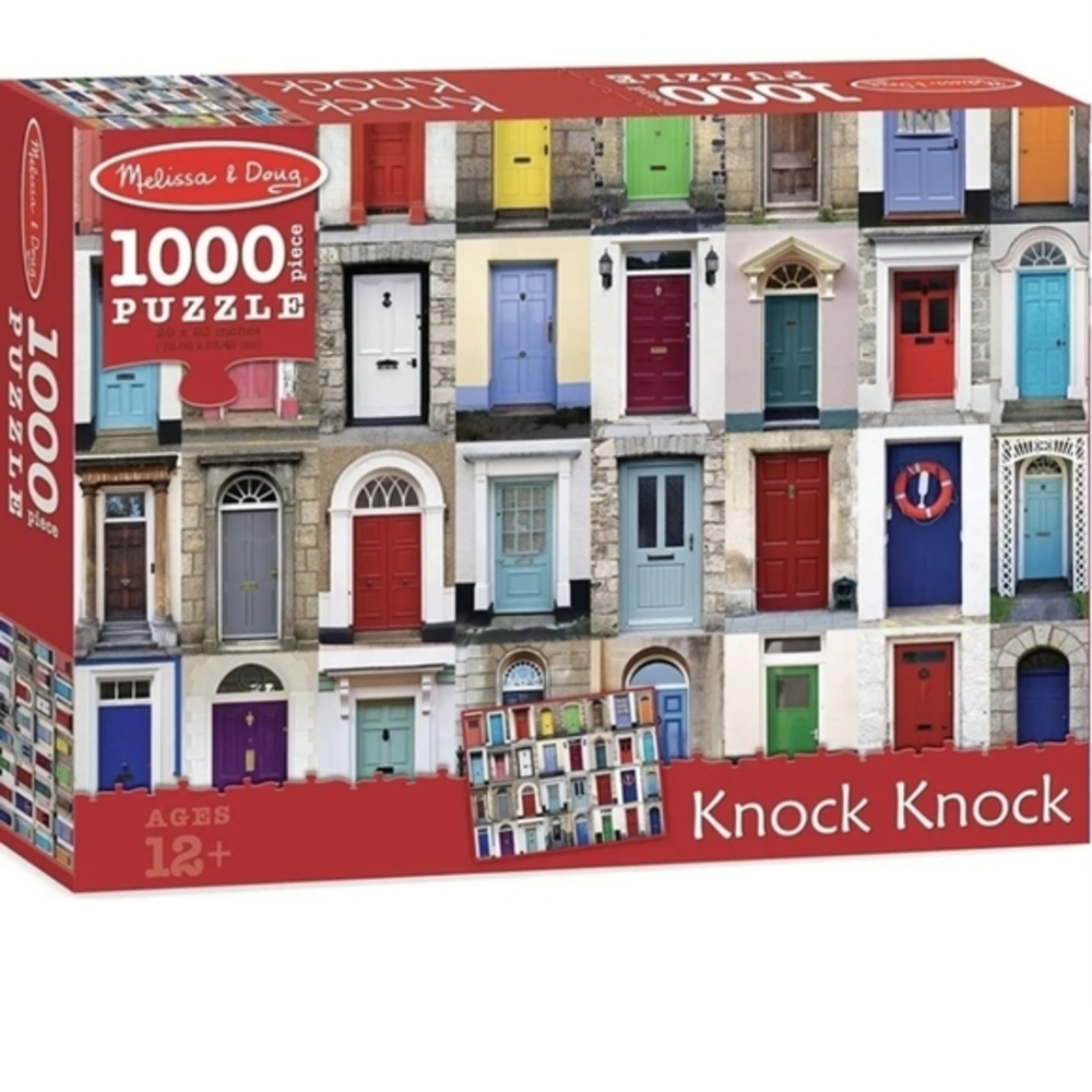 Melissa & Doug 1,000-Piece Knock Knock Doorways Jigsaw Puzzle 29 x 23 inches New